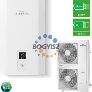 FISHER E-HEATR FHF-WHS-161CE3-3F LEVEGŐ-VÍZ HŐSZIVATTYÚ (HIDRAULIKUS EGYSÉG+KÜLTÉRI EGYSÉG) / 16 KW / A++ / R32